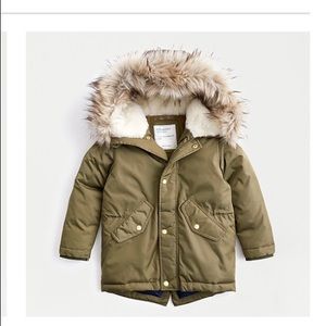 Boys' fishtail parka with eco-friendly PrimaLoft®